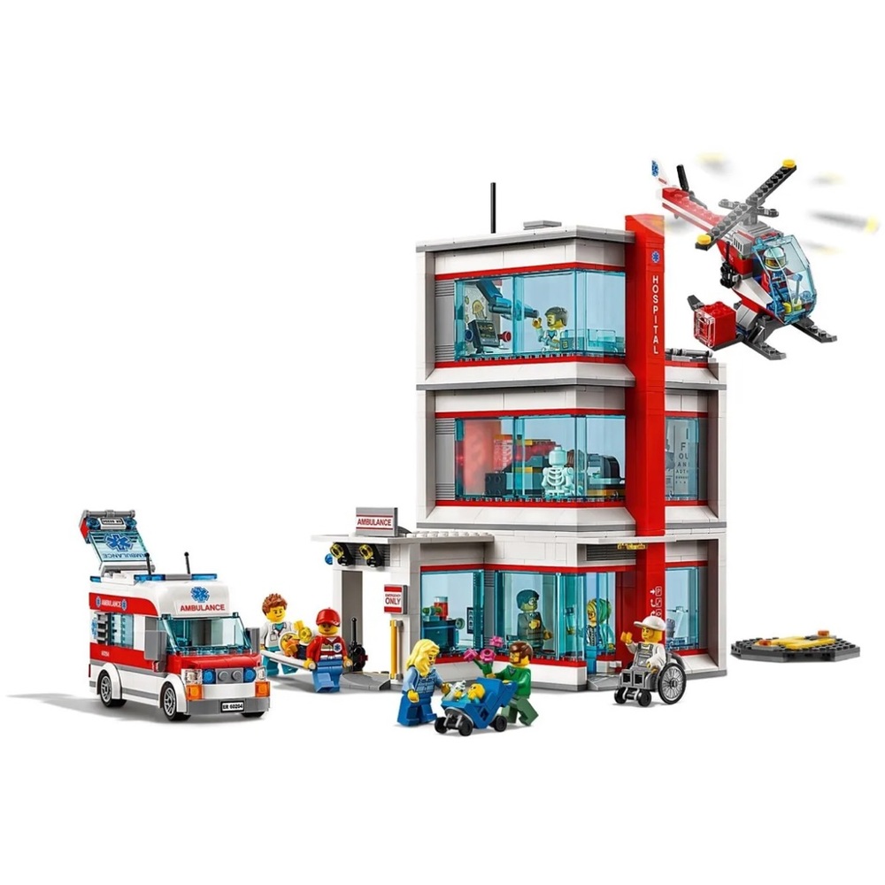 Lego 60204 City Hospital- complete set with instructions